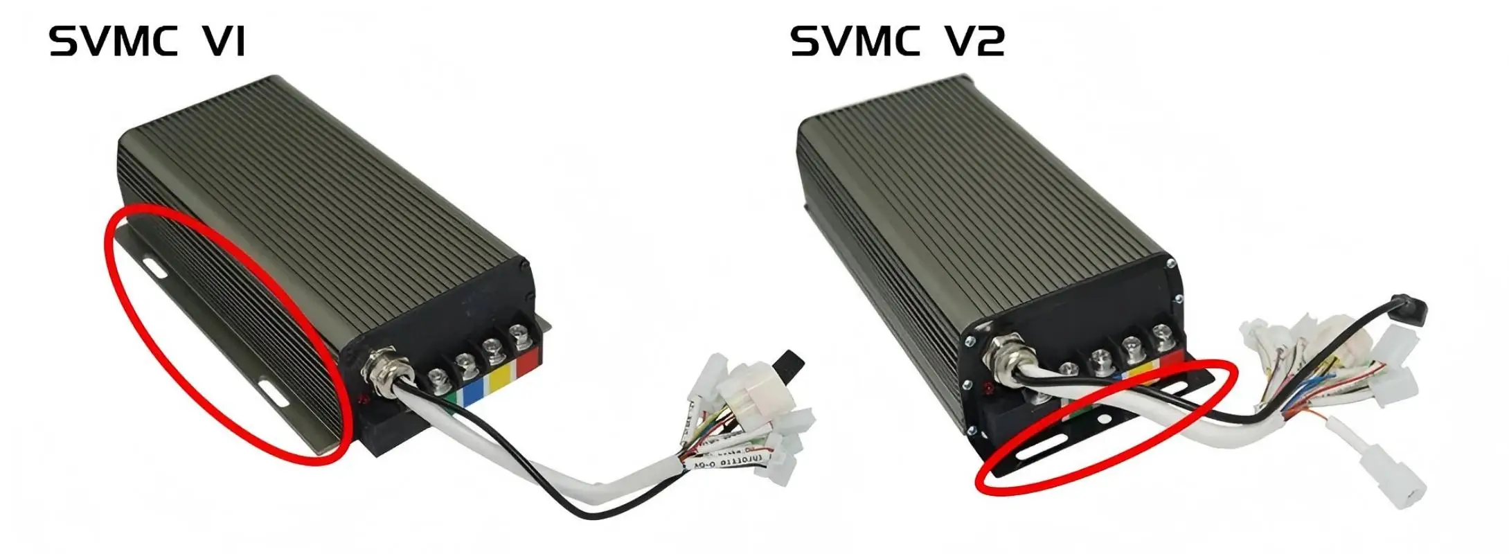 Płyty konwertujące Sabvoton Controller V2, ulepszenie dla starych serii SVMC, osłony obudowy silnika, mocowania konwersyjne.