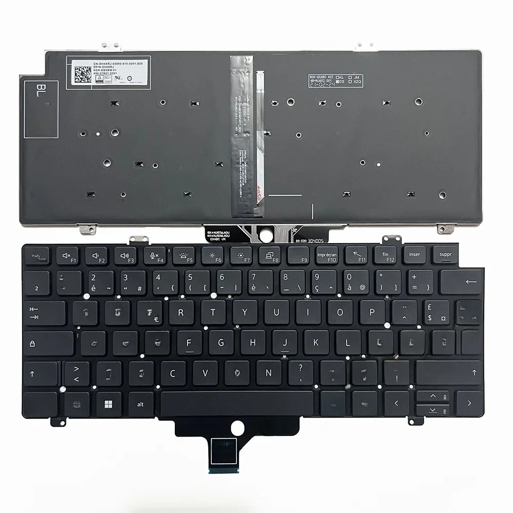 AZERTY klawiatura do Dell szerokości geograficznej 7420 7430 7521 7520 7240 7530 5420 5421 5430 5431  0 nmwp8 0mnnhv francuski FR podświetlany — zdjęcie produktu 6