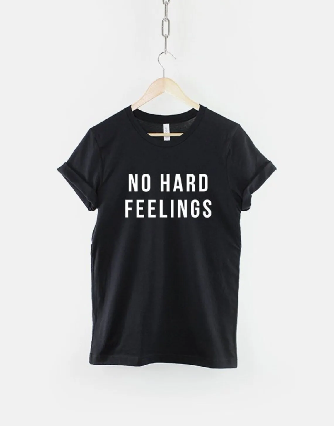 

Skuggnas No Hard Feelings Funny Graphic T-Shirt Womens Slogan Cotton T-Shirt Short Sleeved Fashion Women t shirt Drop Shipping