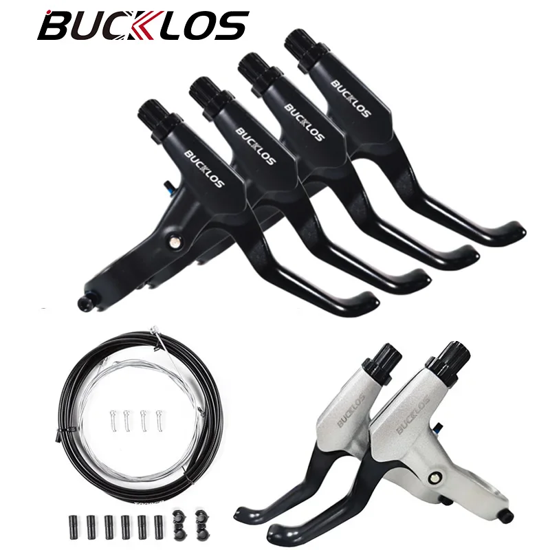 

BUCKLOS Велосипедный V-тормозной комплект Высококачественная тормозная ручка для горного велосипеда V-образный тормозной рычаг Передний и задний комплект суппортов для вытягивания линии