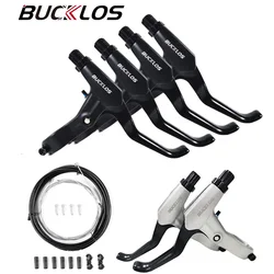 BUCKLOS Bicycle V Brake Set High-quality Brake Handle Mountain Bike V-brake Lever Front Rear Line Pulling Caliper Set
