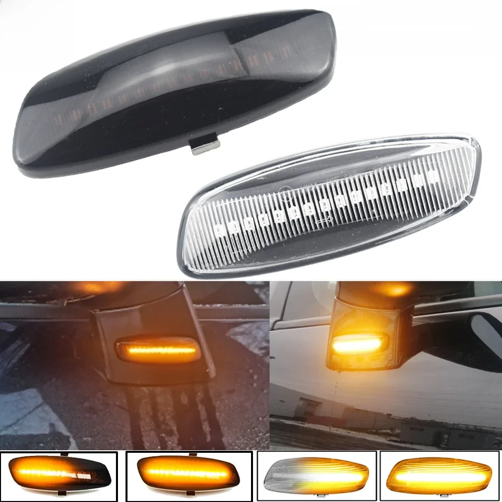 2 pièces Led marqueur latéral dynamique clignotant séquentiel clignotant pour Peugeot 308 207 3008 5008 pour citroën C4 C3 C5 DS3 DS4