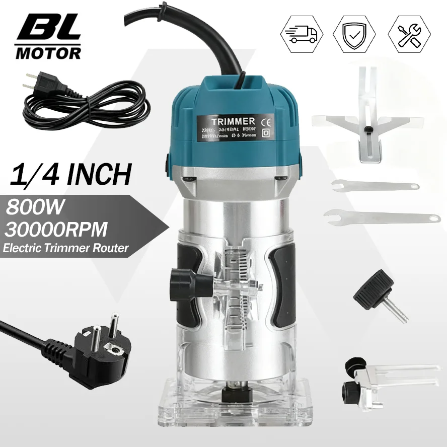 30000 tr/min tondeuse électrique routeur 800W bois stratifié tondeuse gravure rainurage bois routeur menuiserie outils de coupe