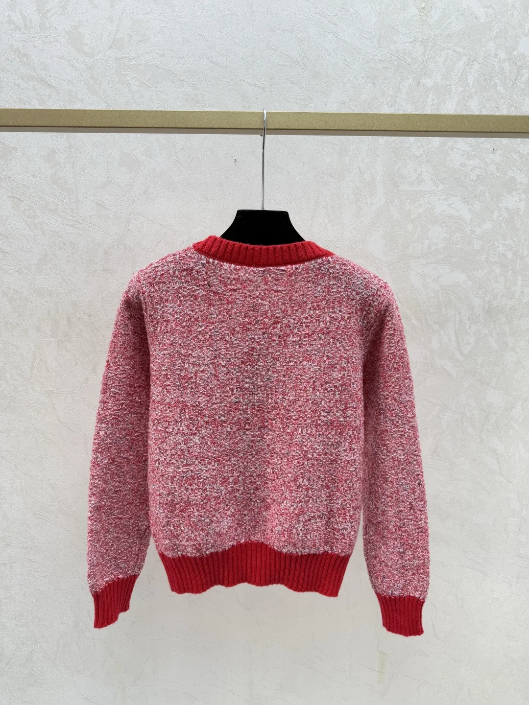 

25 Autumn/Winter New Round Neck Knitted Long Sleeve Sweater Trendy Fashion Girls' Style Sweater