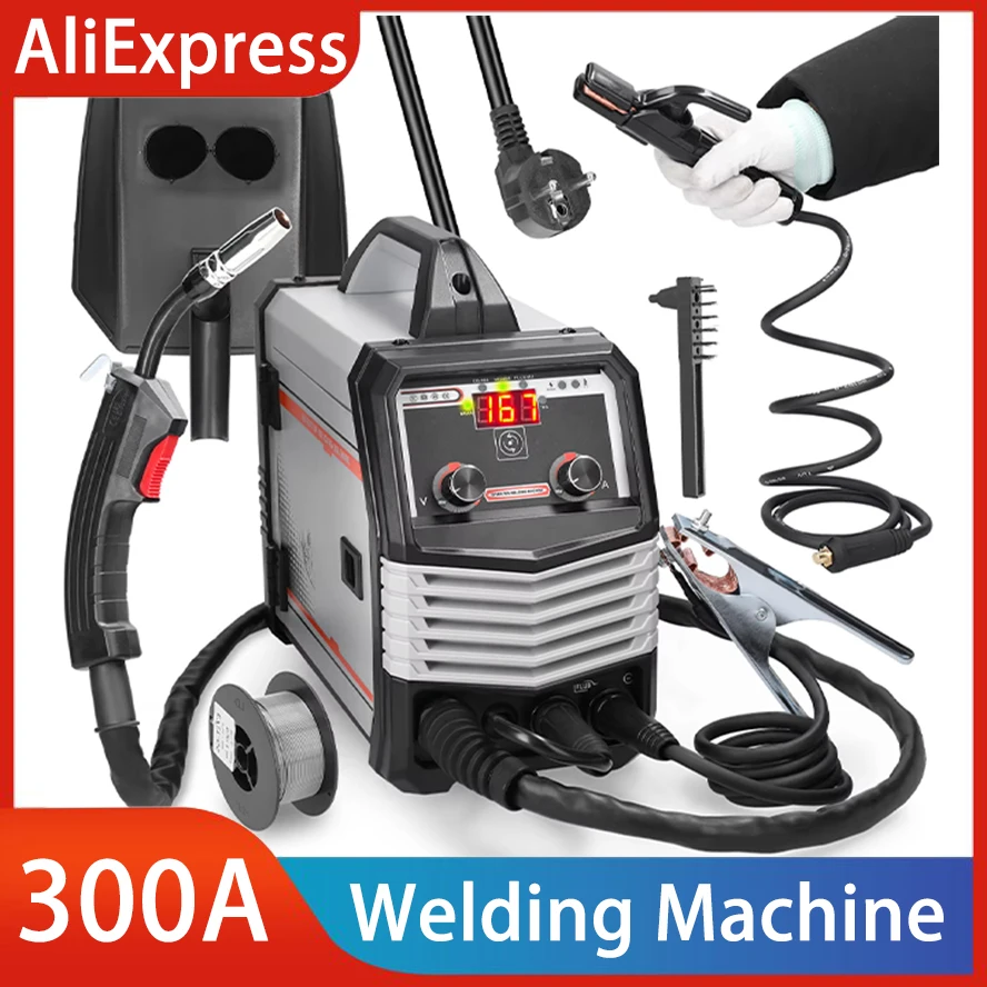 Multifunctional 4 in 1 MIG MMA MAG TIG-160C Inverter Welders Portable multipurification Electric Welding Machine Intelligent wealders