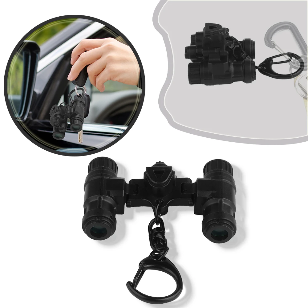 

Мини-тактический бинокль, брелок ночного видения, регулируемый AN/PVS31, очки ночного видения, модель, брелок для ключей, подвеска на рюкзак, подарок