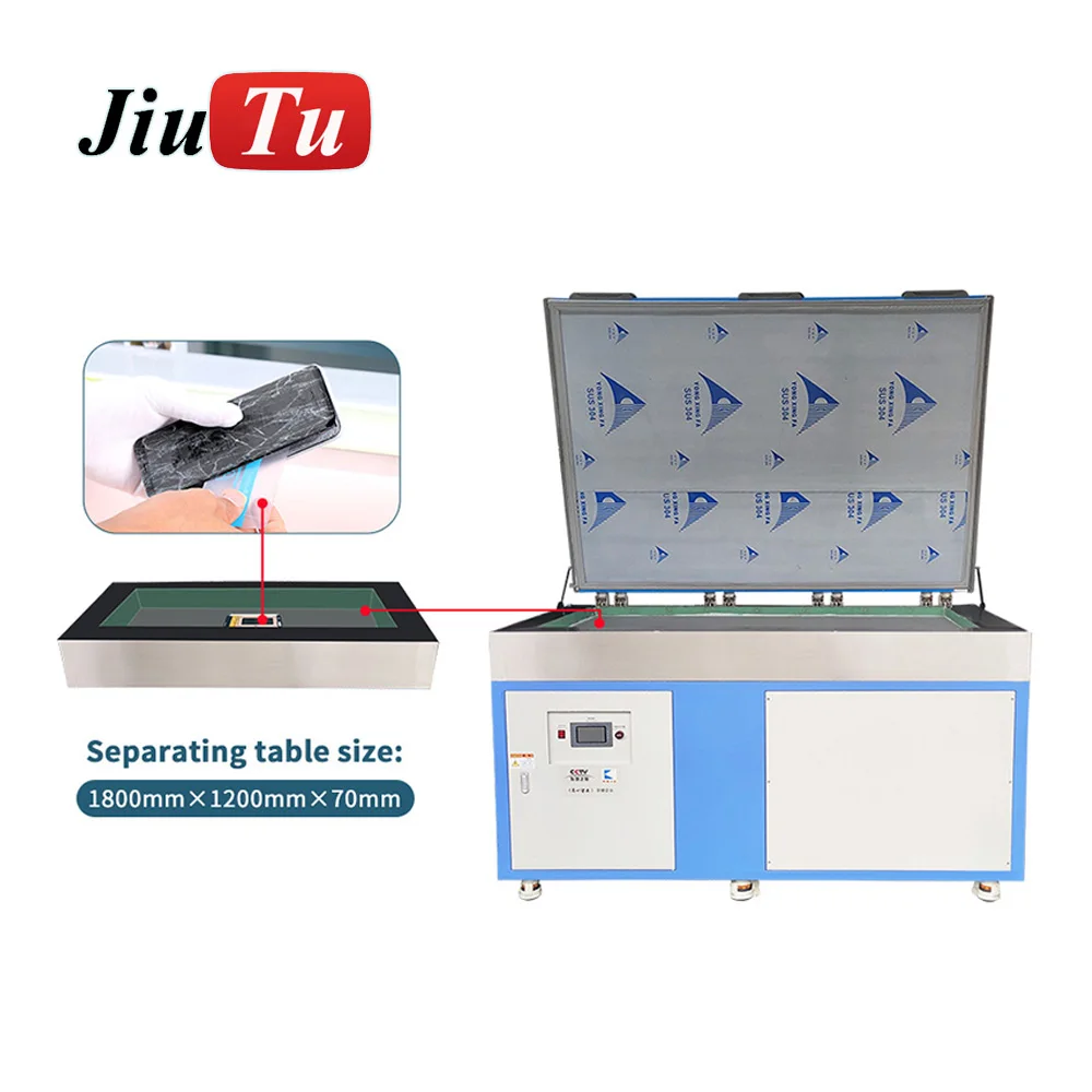 -140 Degree Customized LCD Freezer Machine For Flat and Curved Screen Separation Jiutu