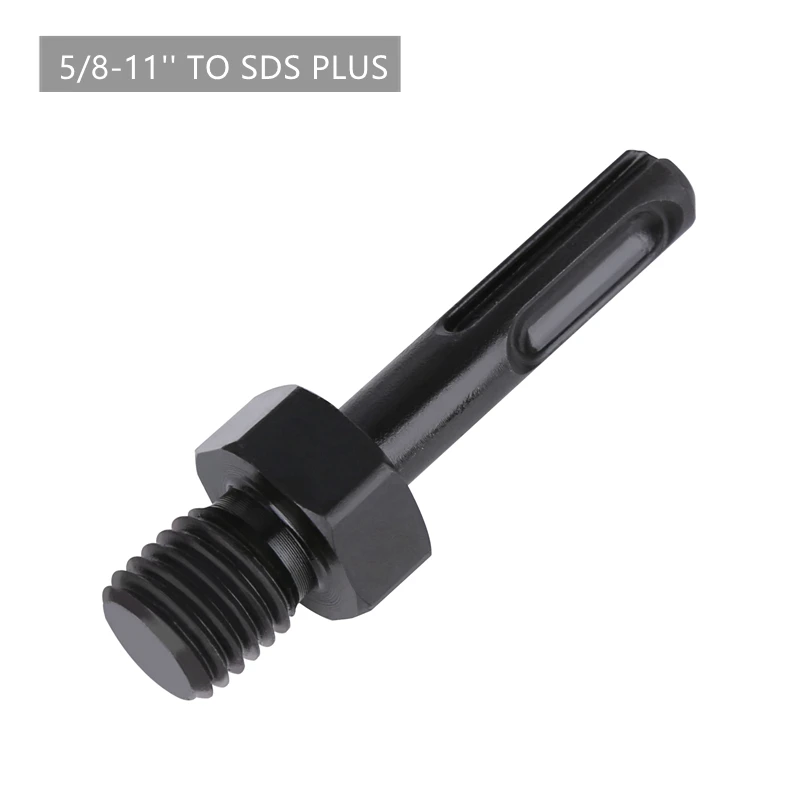 5/8-11" & M14 Gewinde auf 3/8 Sechskant-Spannschaft SDS Plus Adapter, geeignet für Diamant-Kernbohrer und Lochsägen, passend für Bohrhammer und elektrische Bohrmaschinen. – Detail 11