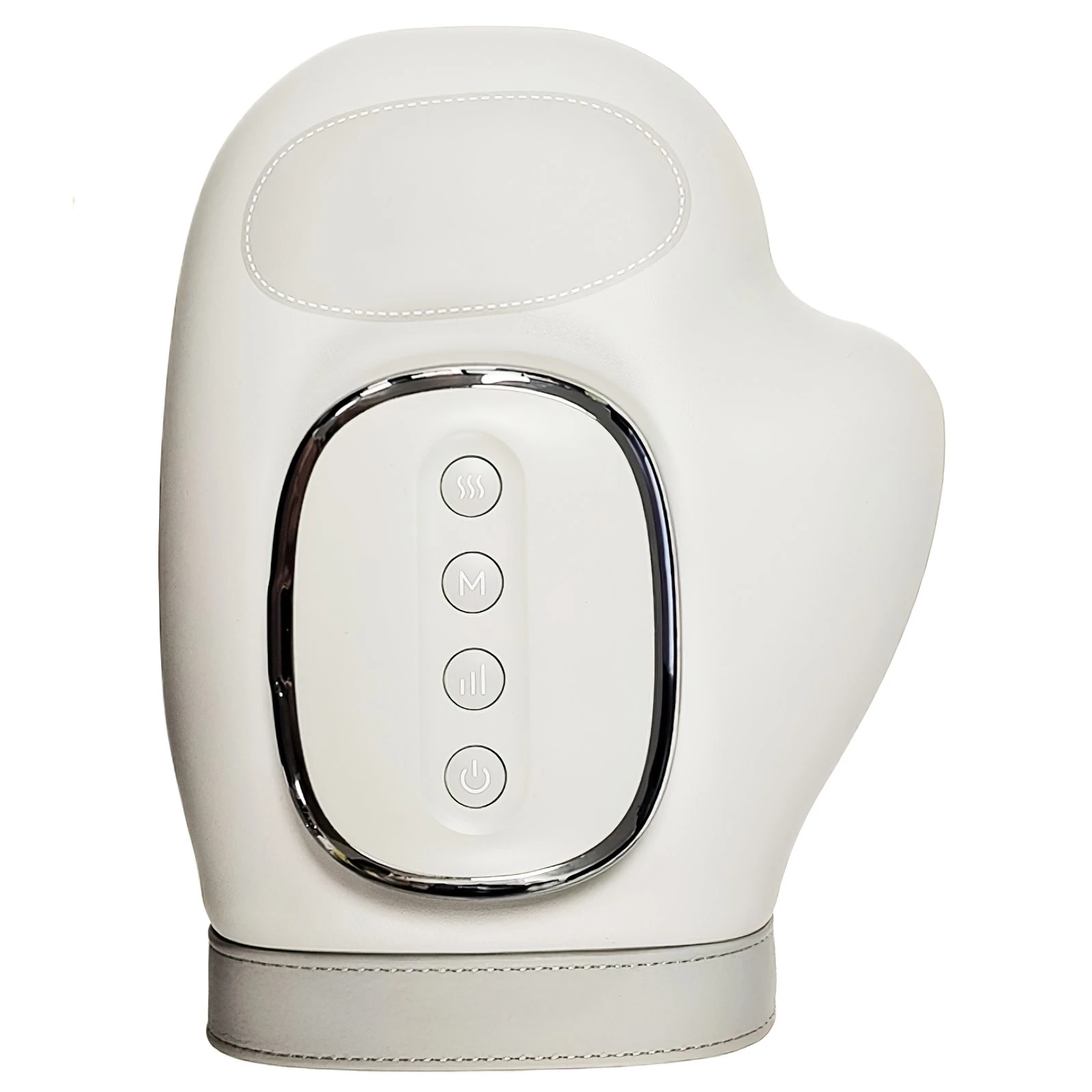 Masseur de mains avec fonction chauffante, 5 modes, masseur électrique pour les doigts et la paume, batterie de 2000 mAh, rechargeable par USB, avec fonction de compression d'air pour soulager les douleurs liées à l'arthrite.