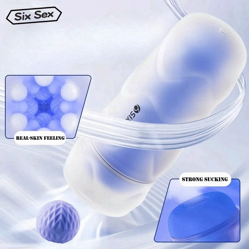 Realistic Male Masturbator Pocket Pussy Texture Suction Blowjob Vagina Masturbation Portable Male Masturbator Egg Men Sex Toy