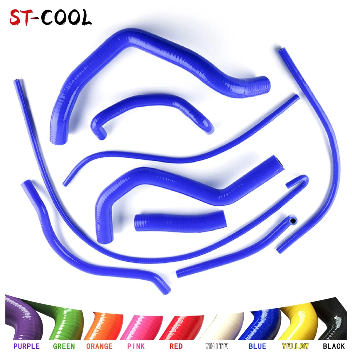 

FOR 2000-2003 SUZUKI GSXR 600 750 K1 K2 K3 2001 2002 High Performance Radiator Hoses Kit Silicone Tubes Pipes 9Pcs 10 Colors