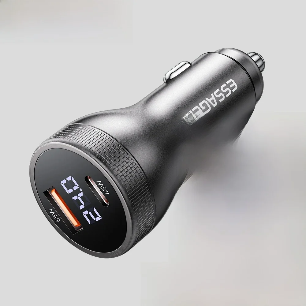 Ładowarka samochodowa Essager 100W USB C Quick Charge PD 45W do iPhone 15 Pro 14 Xiaomi Poco Samsung Galaxy S24 Szybka Ładarka — zdjęcie produktu 7