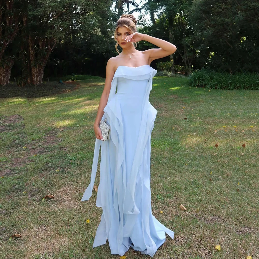 

Galarity Customized Summer Prom Dresses Pleated Evening Dresses Ruffly A Line Formal Gala Gown Party Dress Birthday Gown