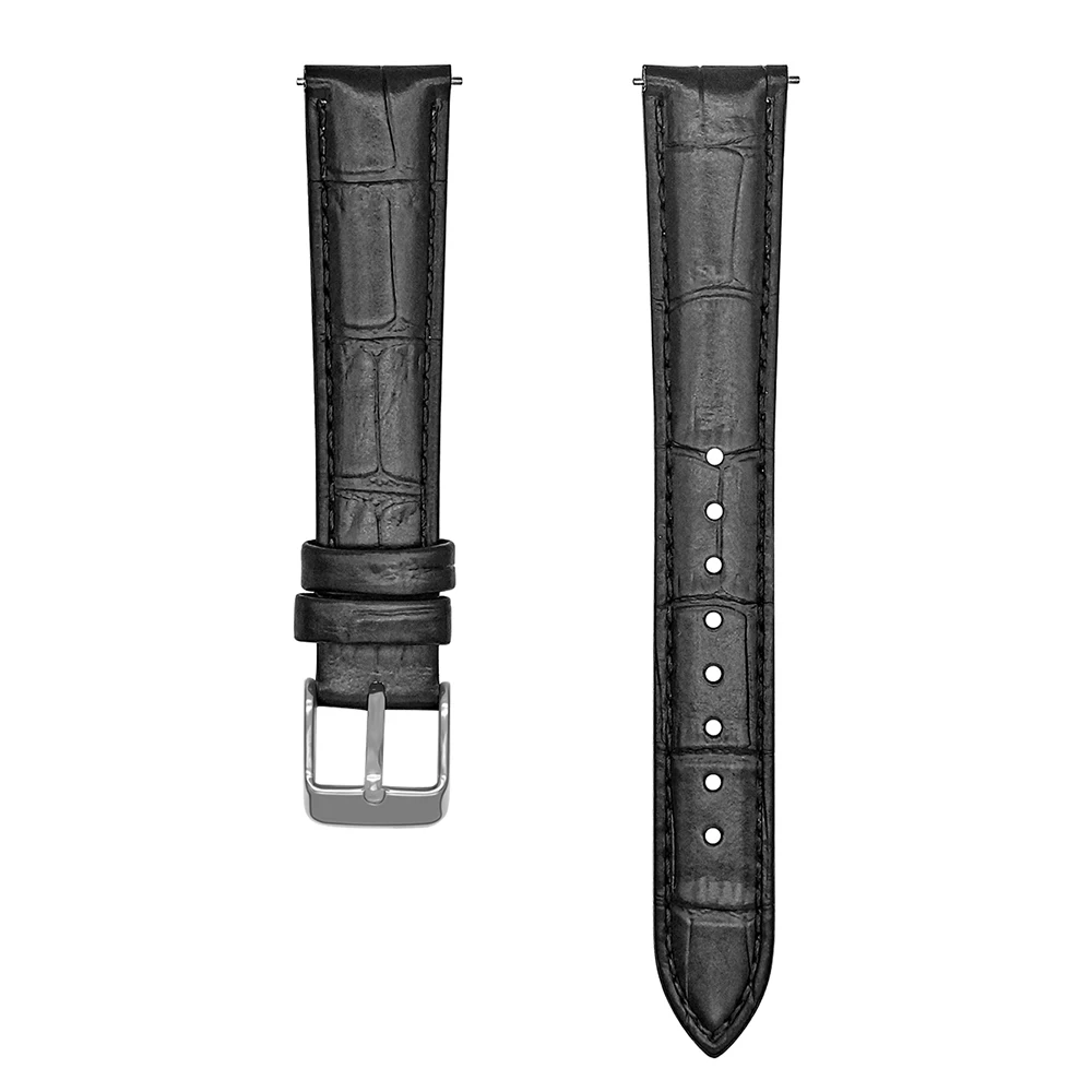 Leather Soft Material Watchband Bracelet Watch Srtap Writst Watch Band Belt Strap Waterproof Anti-allergic for 14/16/20/22mm