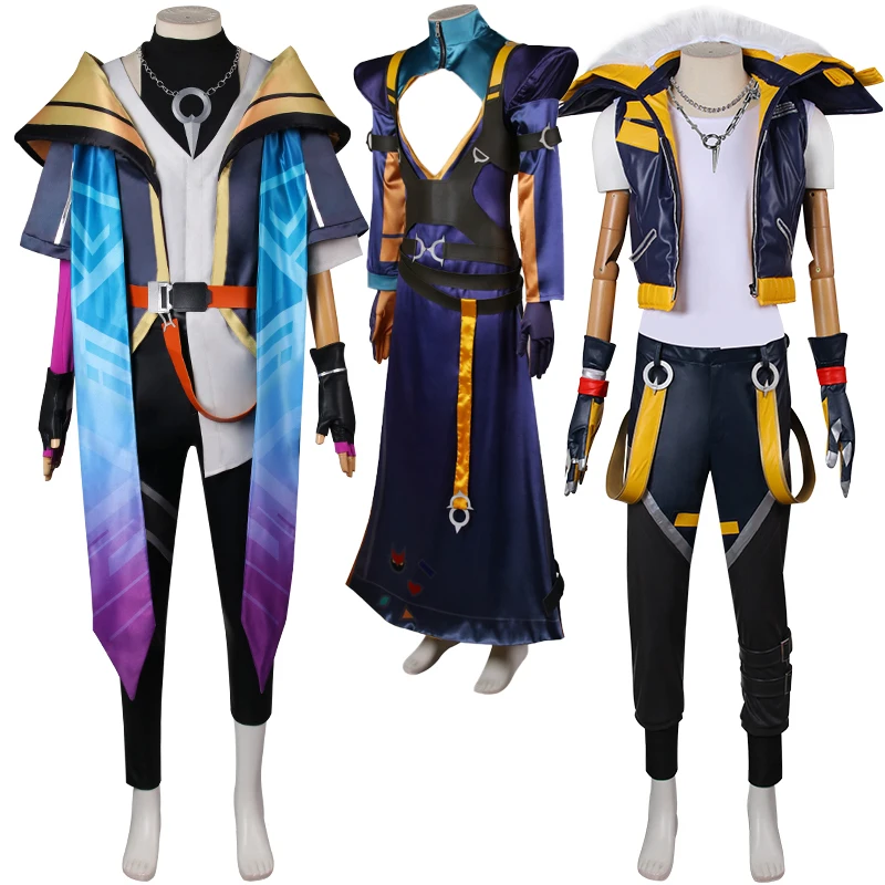 

Изготовленный на заказ костюм LOL Alune/Aphelios/Yone/Ezreal/Kayn/K'Sante/комплект костюмов для Хэллоуина Униформа большого размера