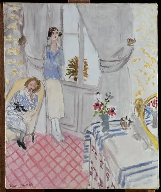 100% handmade Oil Painting reproduction on linen canvasboudoir 1921 by henri matisse,Free Shipping,High Quality