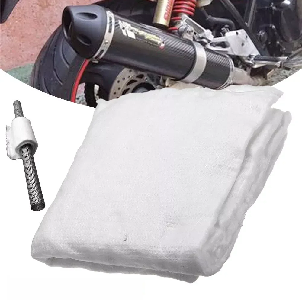 Silencieux d'échappement universel pour Moto, tissu d'emballage en Fiber pour tuyau de Moto, silencieux en coton et Fiber de verre
