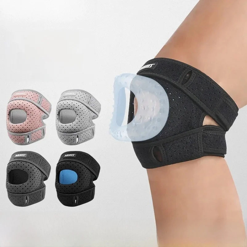 AliExpress Patella Belt Knee Pads Running Cycling Double Strap Sports Knee Pads Adjusted Compression Shock Absorption Patellar Protection
