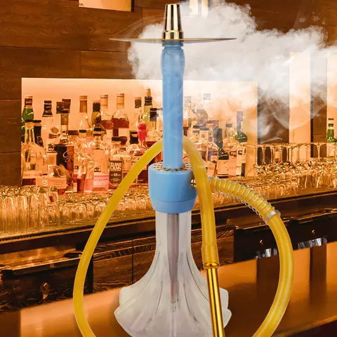 New Transparent Design H2 Hookah Set Portable Shisha Chicha Kit with All Accessories Easy Clean Comfortable for Home Party Use