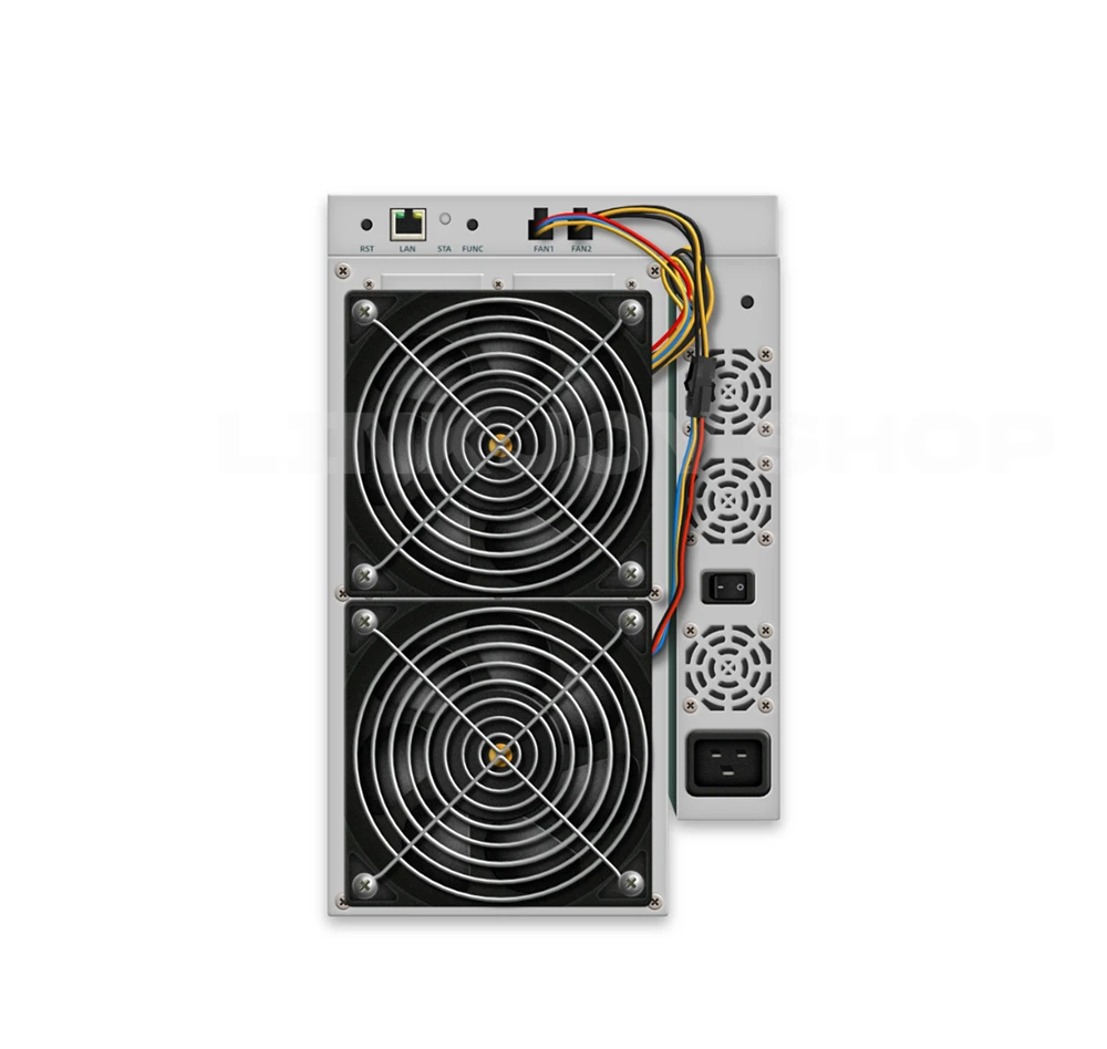 AvalonMiner – modèle 1246 d'algorithme de canean mining SHA-256, avec un hashrat maximum de 83Th/s pour une consommation électrique de 3420W