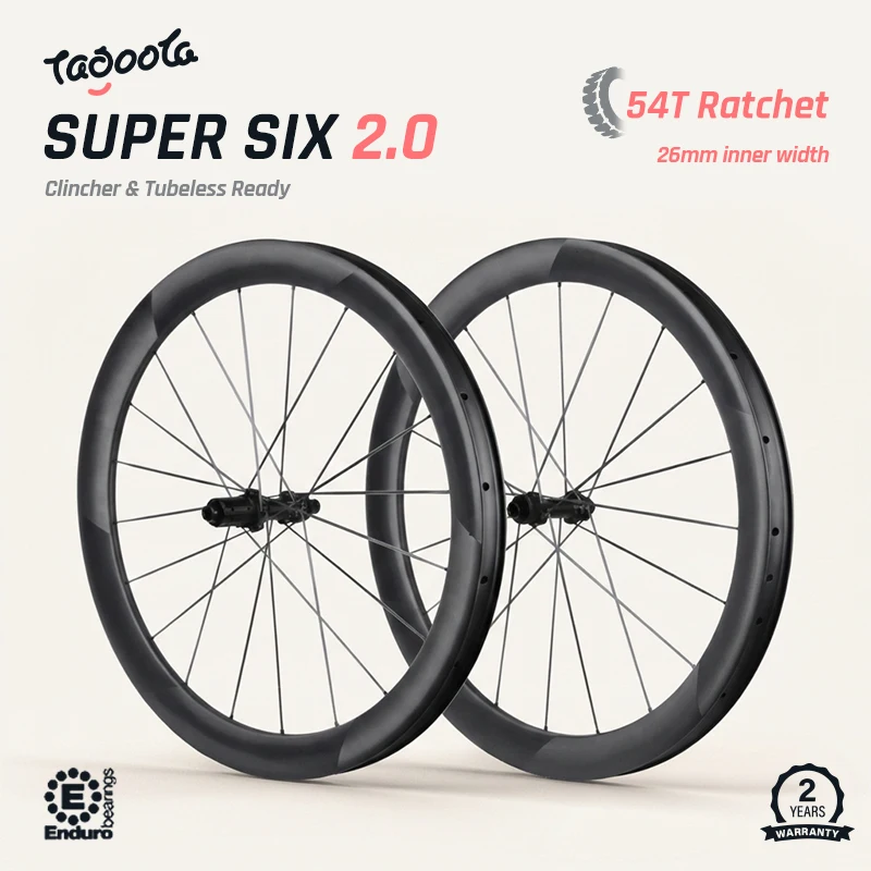 

Колесный комплект AR Super Light 700c с карбоновыми спицами 3,4 мм, шириной 26 мм, бескамерный, клинчерный, для дисковых тормозов, втулка Ratchet 54T, Center Lock