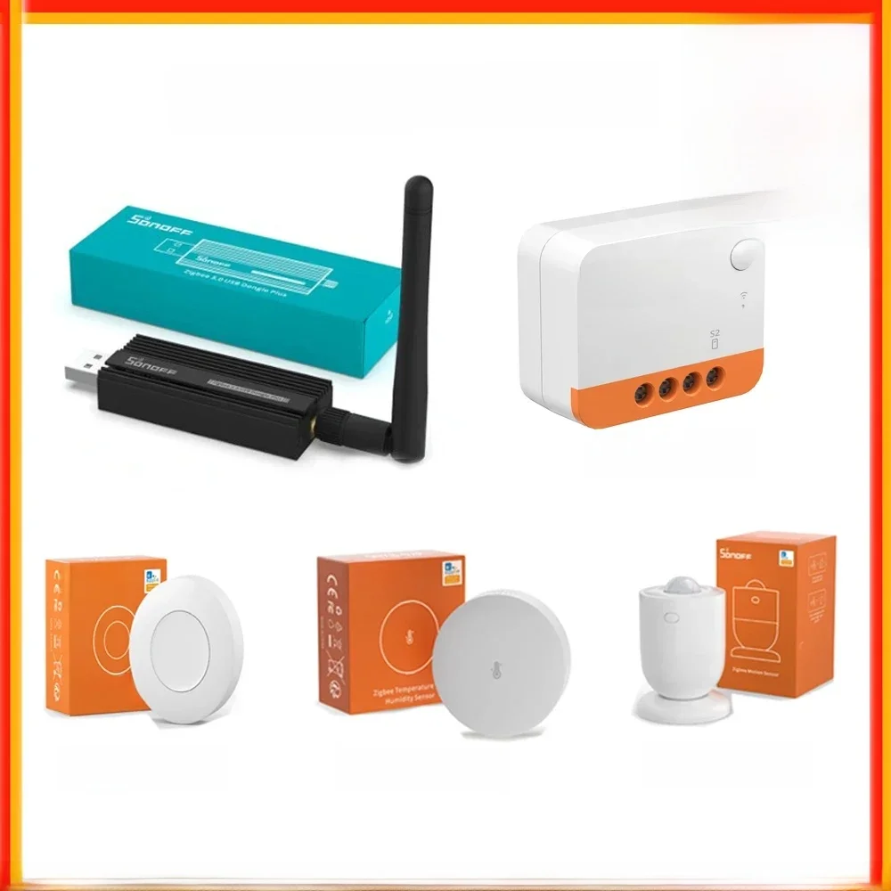 SONOFF Zigbee 3.0 USB Dongle Plus ZBDongle-E Smart Home Hub Gateway Bridge SNZB-01P SNZB-02P SNZB-03P SNZB-04P Zigbee Sensor — zdjęcie produktu 7