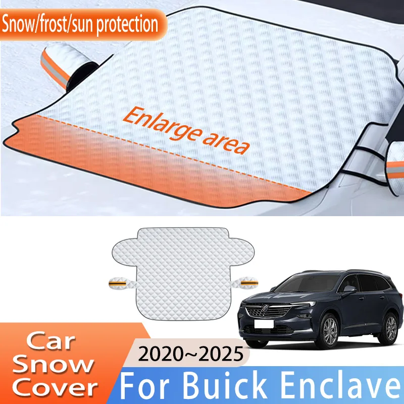 

Car Accessories For Buick Enclave 2020~2025 2021 2022 Front Windscreen Snow Cover Ice Frost Sun Protector Waterproof Auto Parts