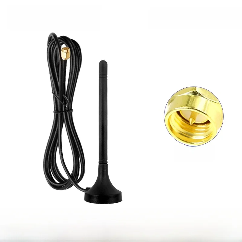 Antena routera 2.4GHz Wifi Omni 2.4G antena modemowa z podstawą magnetyczną SMA męski WLAN DTU wzmacniacz antena Antena G2400-3 — zdjęcie 2
