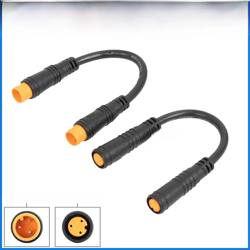 AliExpress Universal 3 Pin Sensor Thumb Throttle Cables for Electric Bicycle Male-Male /Female-Female Waterproof E-Bike Connectors Parts