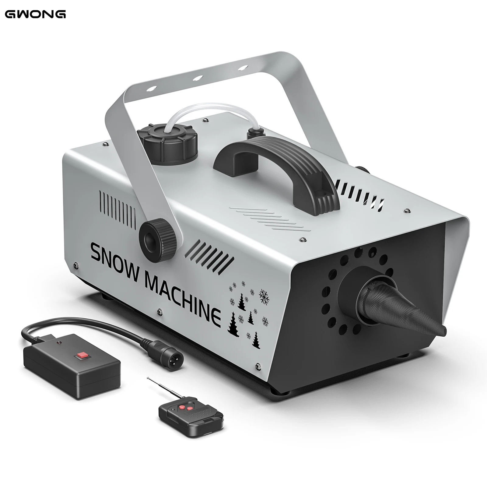 Gwong 1000W Snow Machine With Wireless Remote Control And Wired Control for DJ Christmas Wedding Photography Parties Kid Stage