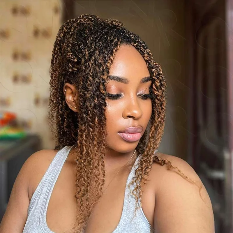 Afro Kinky Bulk Mixed  Color Virgin Remy Human Hair  for Braiding Dreadlock  No Attachment Best Sale Top Quality