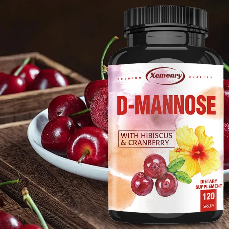 D-Mannose - Natural Urinary Tract Health, Detoxification, Bladder Cleansing, Liver Health - 120 Capsules