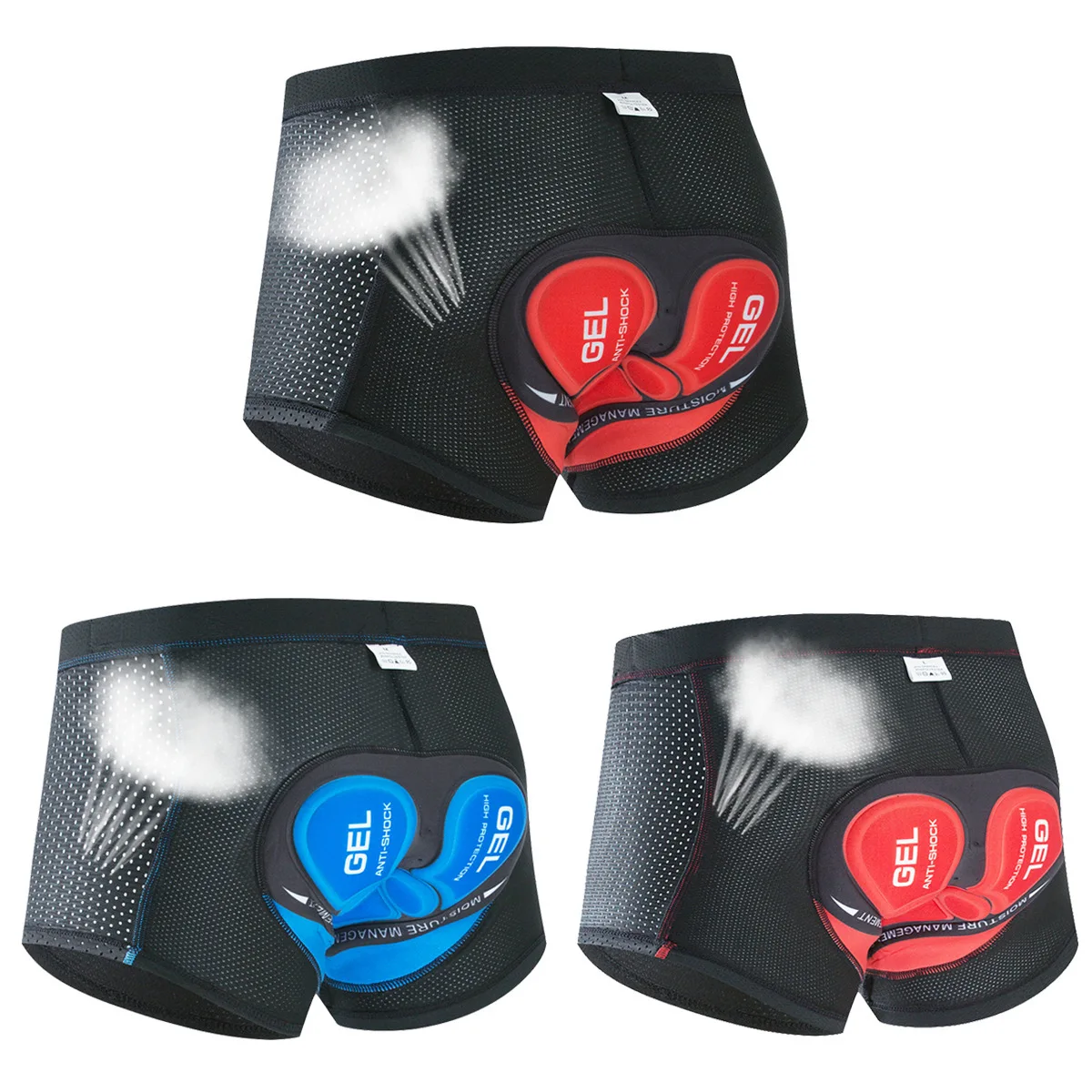 Cycling Shorts Breathable Mesh Cycling Underwear  5D Gel Pad Shockproof MTB Bike Shorts Bicycle Underwear Man Shorts