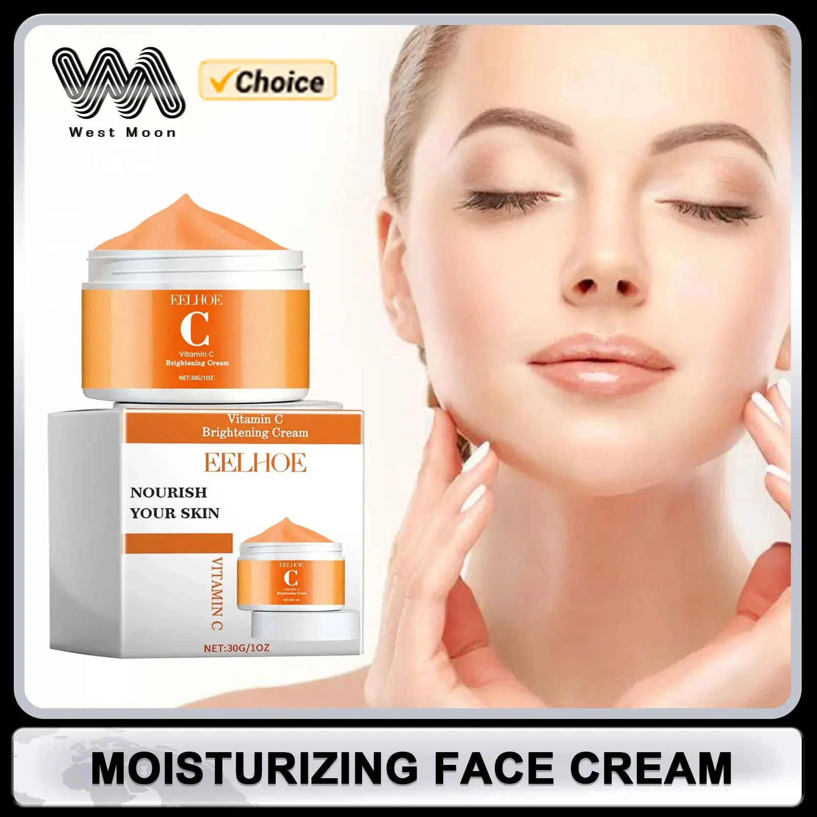 

Nicotinamide Face Cream Anti-Puffiness Oil Control Pore Shrink Dryness Removing Skin Care Firming Skin Moisturizing Facial Cream
