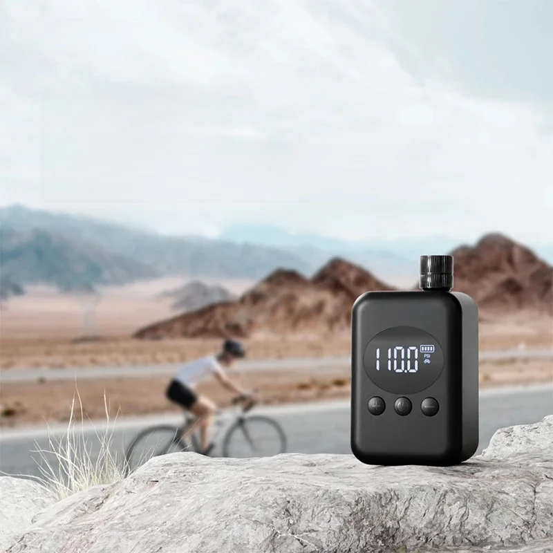 AliExpress CYCLAMI 150 Psi High-Pressure Air Inflator Bicycle Electric Inflation Pump Bike Mini Portable Pump With Digital Gauge Display