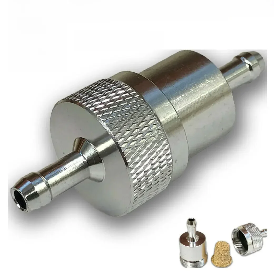 AliExpress NONE Universal CNC Aluminium Alloy Motorcycle Inline Fuel Petrol Diesel Inline Filter 5/16 "8mm Inlet And Outlet For Dirt Bike ATV"