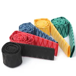 1m Heat Shrink Wrap Tubing for Fishing Rod Handle Grips Tennis Racket Rubberized Grip Cover for Sports Equipment Golf Clubs Tool