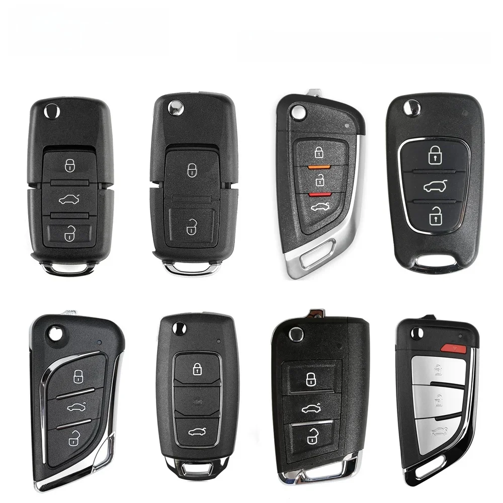 5 sztuk Xhorse VVDI2 drutowy pilot XKB501EN/XKB508EN/XKKF02EN dla VVDI kluczowe narzędzie motoryzacyjny klucz Cloner samochodowy programator zdalny Max Pro — 2
