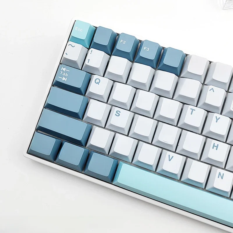 126 Klawiszy Double Shot PBT Cherry Keycaps Mechaniczna Klawiatura Gamingowa Bezprzewodowa dla Przełączników MX Keycap GMK67 GMK87 GMK61 Keycap do Klawiatury — zdjęcie produktu 7
