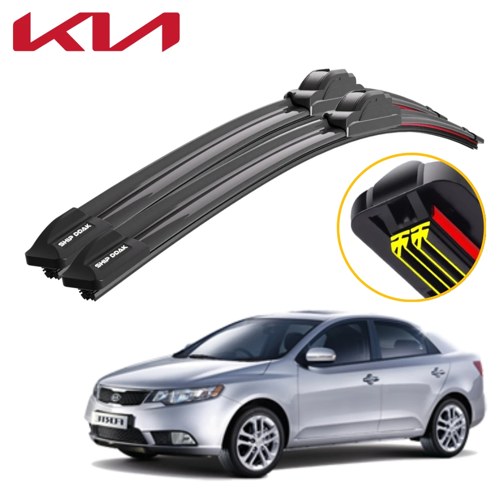 1 1 Easy Kia Forte Car Triple X2 Wiper Blade Brush