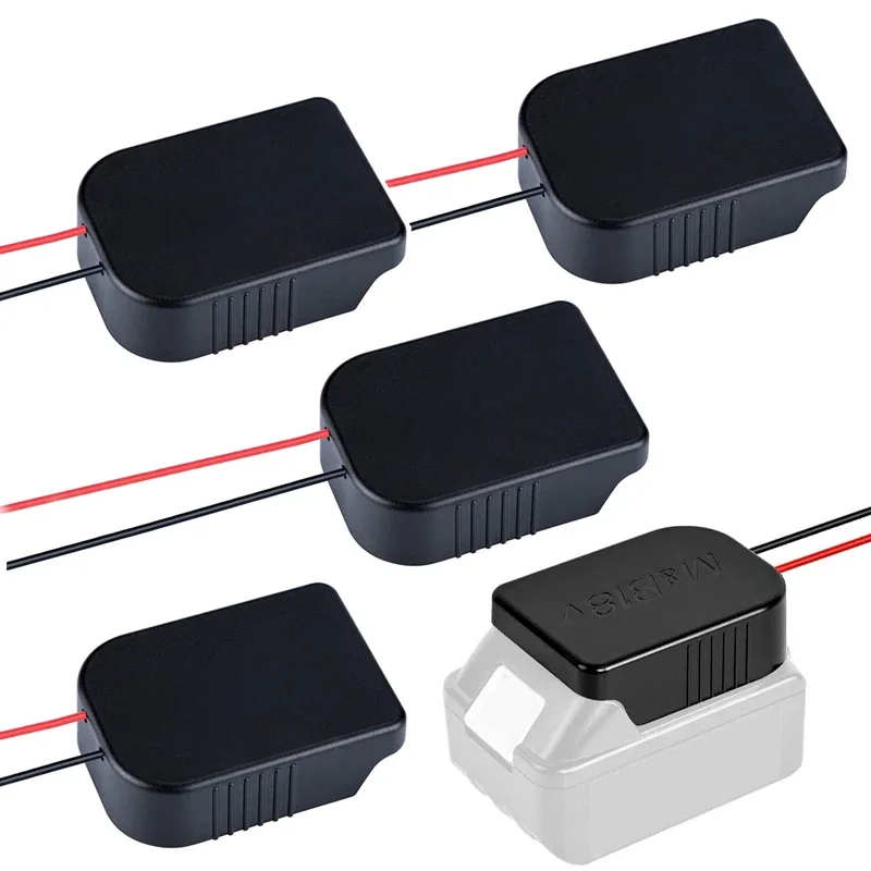 Adaptateur de roues d'alimentation pour Makita, Bosch, 18V, Eddie ion, batterie bricolage, connecteur de montage d'alimentation S6 avec fils 14AWG, 1 pièce, 2 pièces, 5 pièces