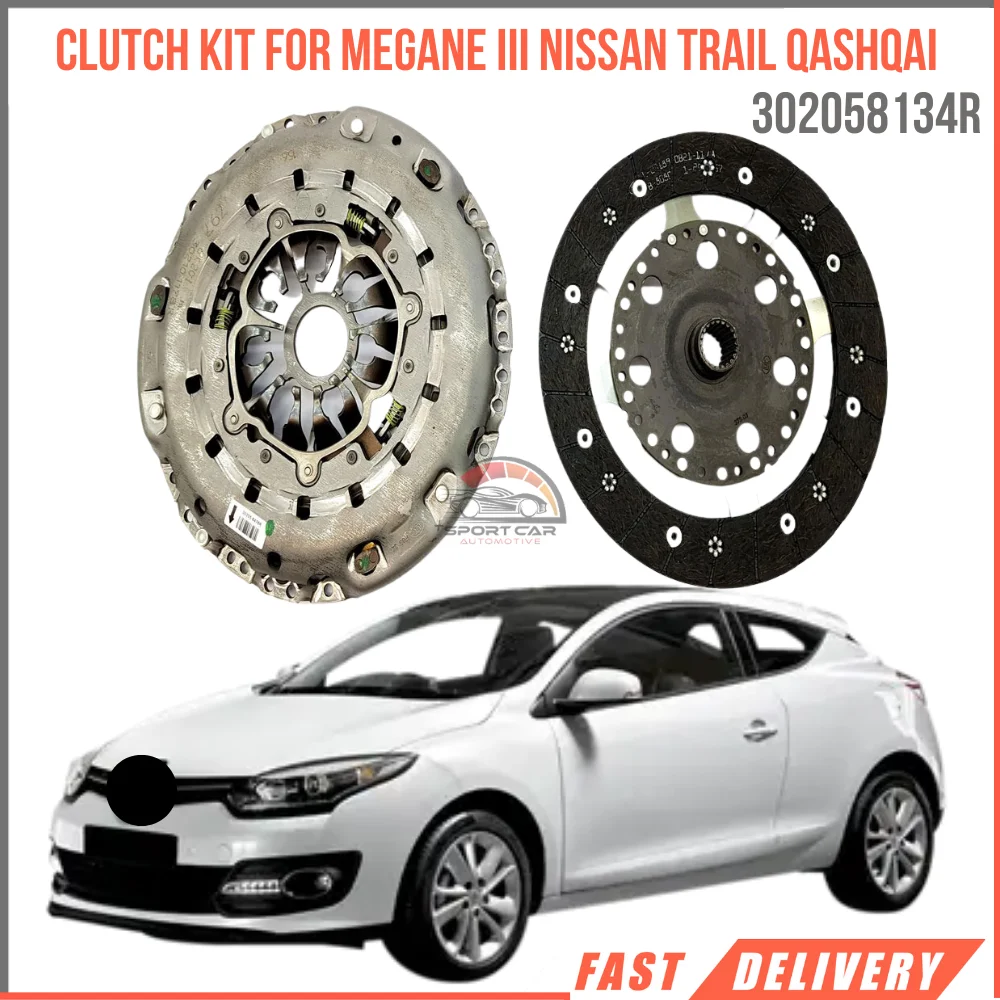 For Megane III Nissan Trail Qashqai clutch kit DCI Oem 302058134R 1.6 fast shipping super quality