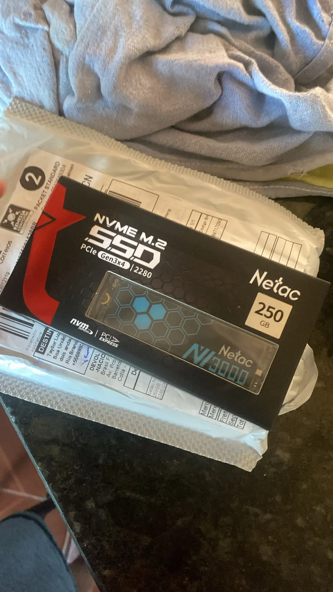 Netac NVMe SSD M2 1TB 2TB 500GB 250GB 3500MB/s SSD PCIe3.0 M.2 2280 SInternal Solid State Drives Disk NV3000 for Laptop Desktop photo review