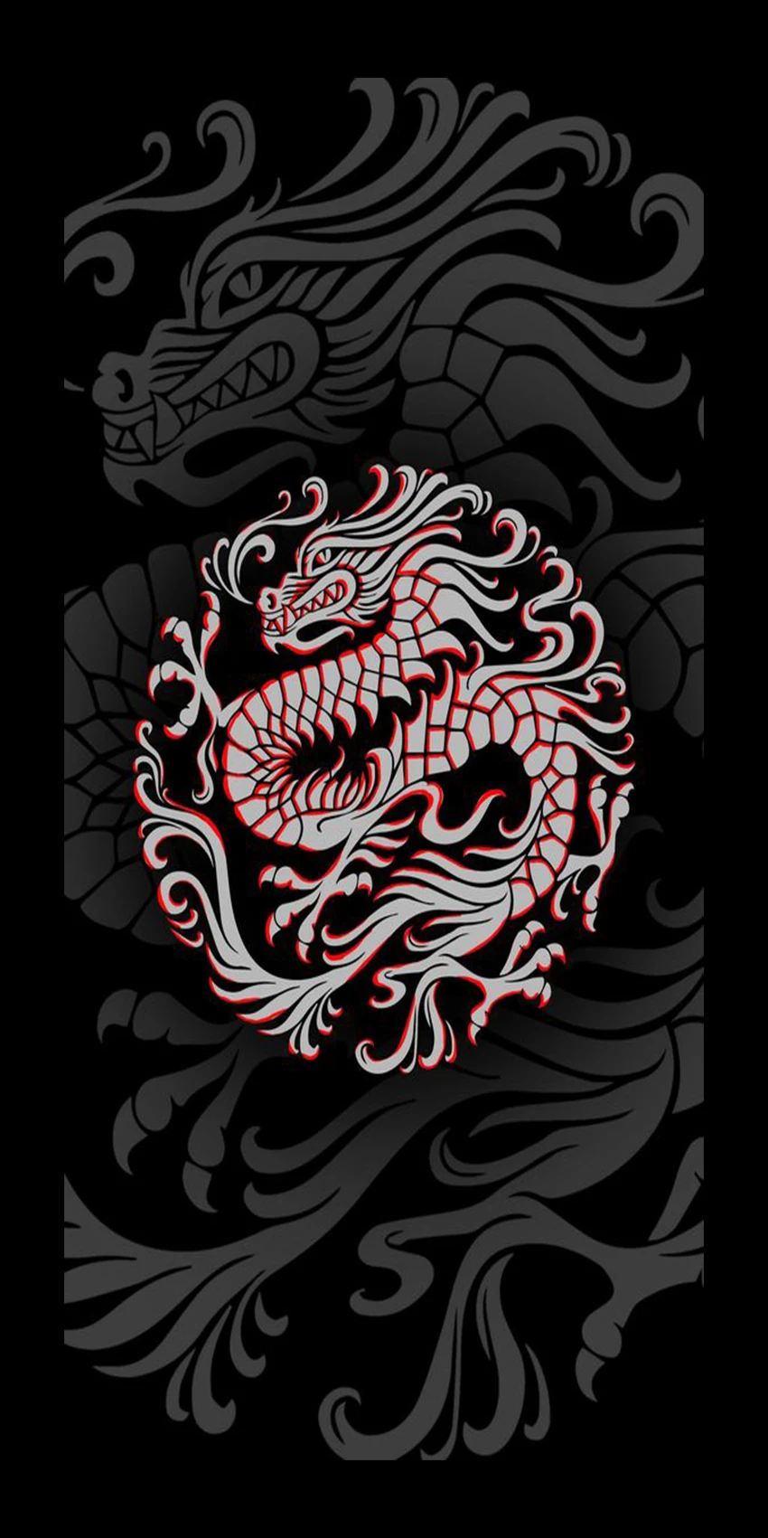 Dragon Pattern Deer Horns Red Ancient Sunset Electric Scooter Anti-slip Sticker Sandpaper Skateboard Grip Tape Sheet 60*30cm