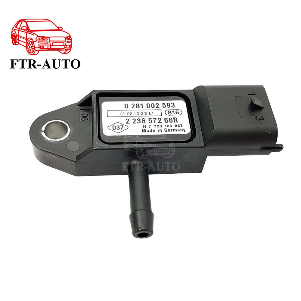 Czujnik MAP 7700105867 8200225971 0281002593 223657266R do Renault Traffic Megane Clio Kangoo Logan Modus Thalia