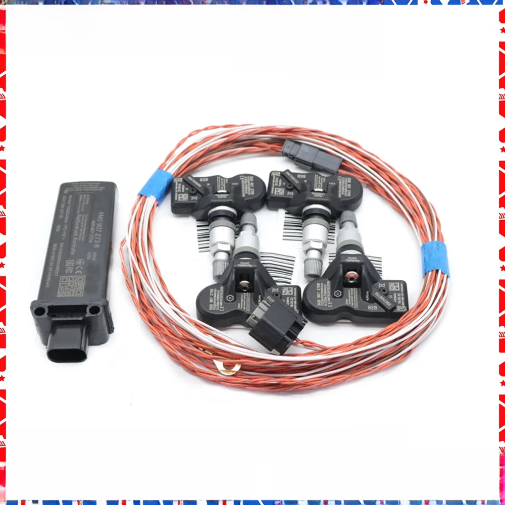 XUAN TPMS Bandenspanning Sensor Monitoring Systeem 4M 0907273 B 5Q 0907275 B Voor AUDI A3 A4 B9 Q2L Q3L A5 A6 A7 A8 Q7 Q8 Q5L 2018-2022 - afbeelding 2