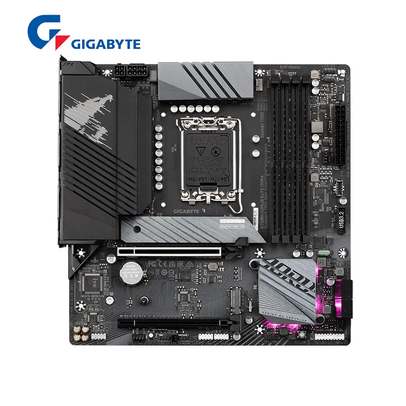 GIGABYTE B760M AORUS ELITE DDR4 New Intel B760 PCI-E 4.0 128G Support 14th-13th and 12th Gen Series s Socket LGA 1700