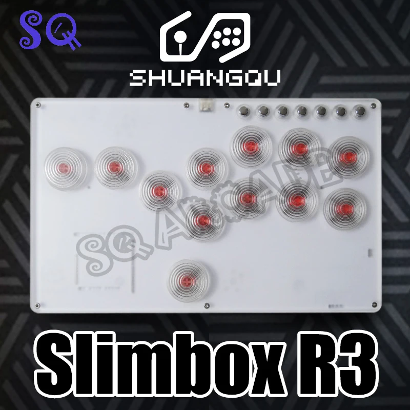 SQ Arcade Joystick Slimbox R3 Fight Stick Fighting Game Controller All Button Mini Hitbox Style Game Console For PC/PS4/NS