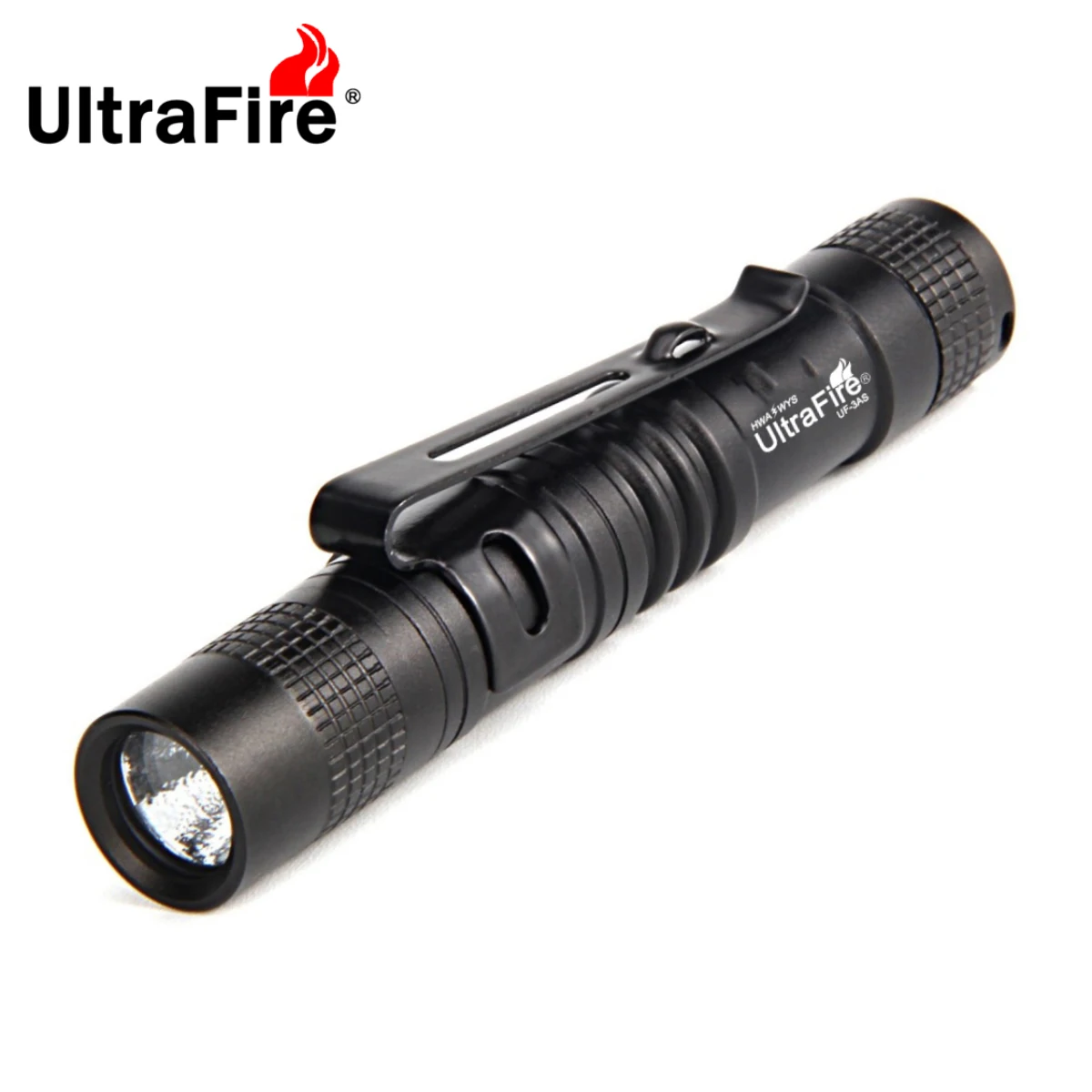 UltraFire UF-3AS EDC Pen Flashlight Keychain Outdoor Lighting IP65 Waterproof High Power LED Pocket AAA Torch for Hiking Camping