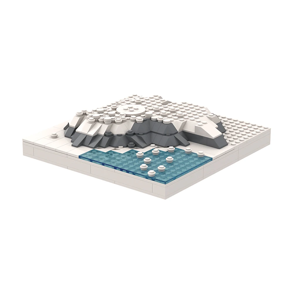 MOC Pine Tree Base Pine Tree Bricks Model Winter Fir Base Winter Fir Building Blocks Toys Set For christmas Gift Juguetes